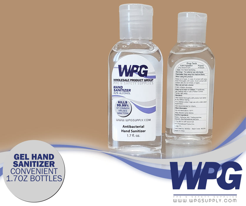 25-Case of 1.7oz Hand Sanitizer Bottles