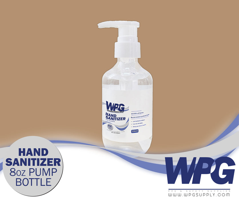 8oz WPG Hand Sanitizer Bottles