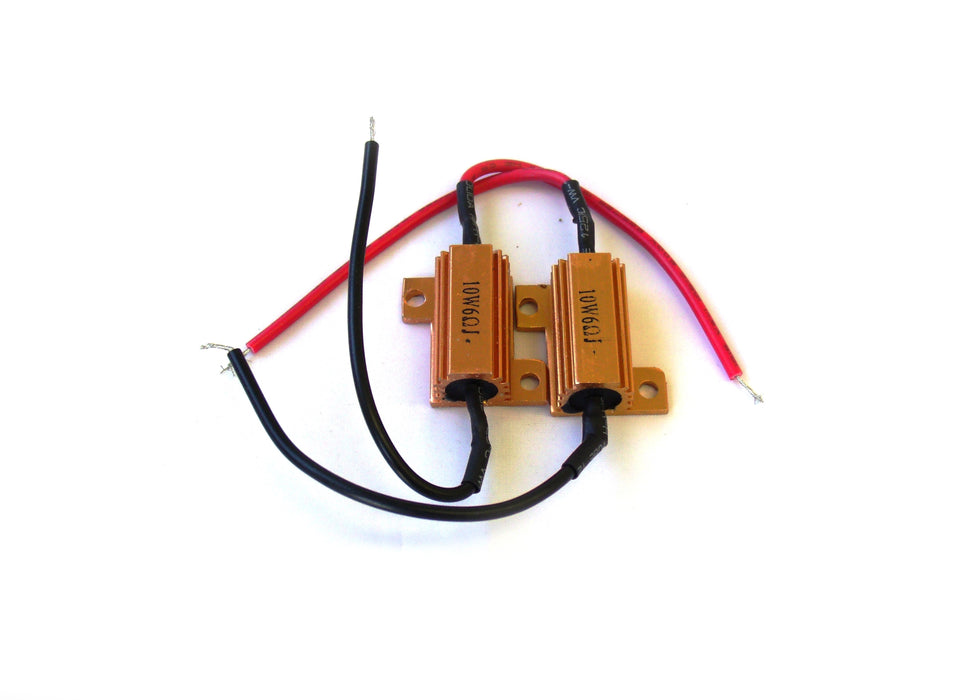 6 Ohm 10W Load Resistors (Pair)