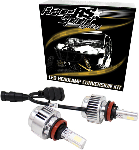 While Supplies Last - 9005 3-Sided Driverless LED Headlight Kit - 2,000LUX w/ OEM Kelvin Color