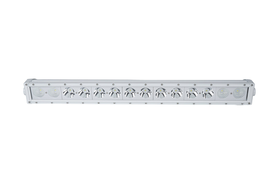 New - 30.25inch Marine Grade Single Row Straight Light Bar with 140-Watt 14 x 10W High Intensity OSRAM LEDs