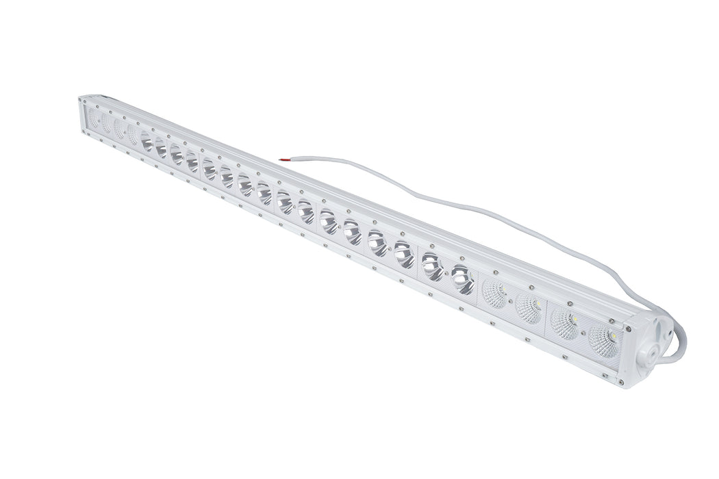 New - 50.25inch Marine Grade Single Row Straight Light Bar with 240-Watt 24  x 10W High Intensity OSRAM LEDs