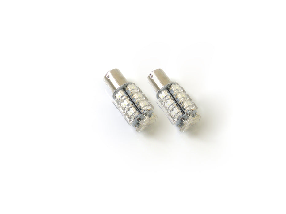 1156 White LED Replacement Bulbs - Pair