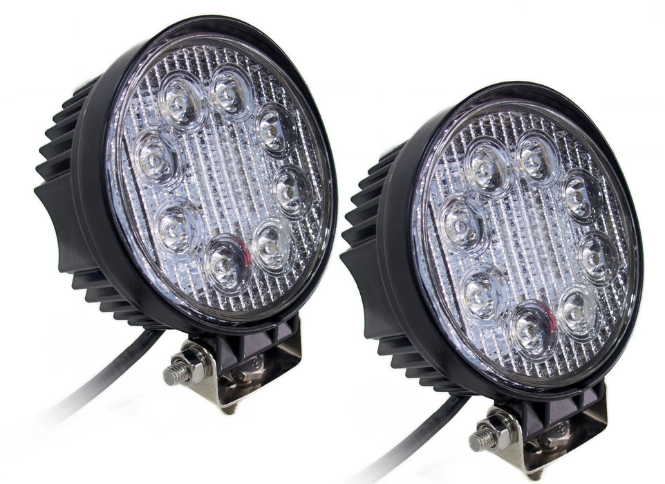 Street Series 4in Round LED Work Spot Light 24W/1,560LM (Pair)