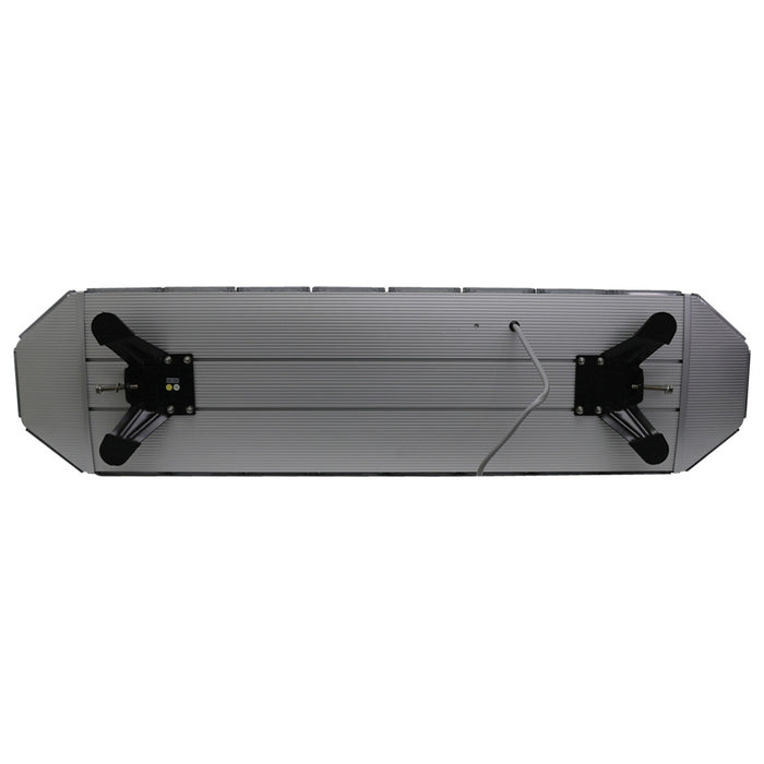 48in Full Size SLIM 1W-LED Light Bar (Amber), Takedown/Alley Light (White), 6-LED Rear Traffic Advisor (Amber)