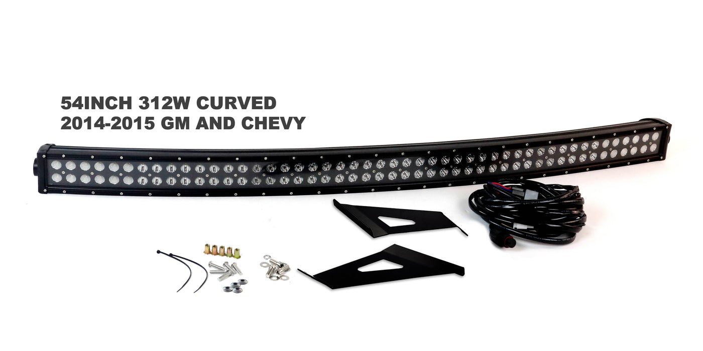 2014-2017 Chevy and GMC Complete LED Light Bar Kit
