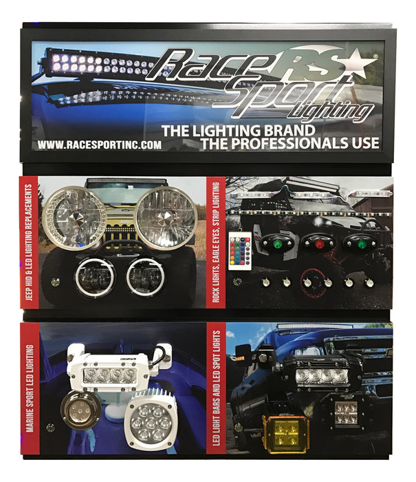 Race Sport® 201 Display program - Includes RS5A-2 Display, opening product mix, dealer locator, targeted traffic and more.
