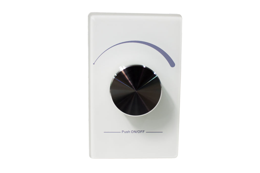 One zone wall mounted Rotary Dimmer  (Works with PART# RS1009CS7 receiver Box - Sold Separately)