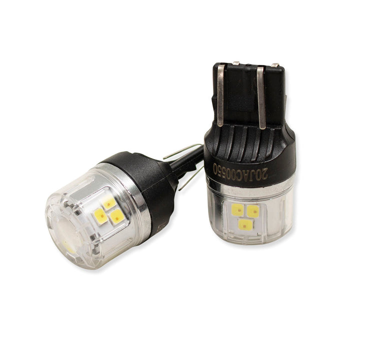 3157 LED Replacement Bulbs with New 3030 diode technology and corrosion proof cover - AMBER LED PNP Series