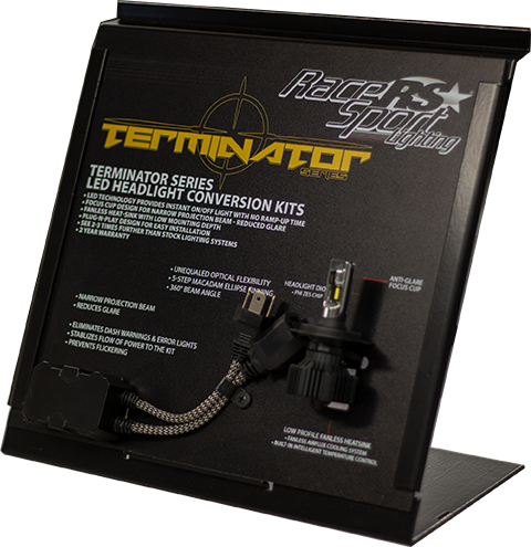 Terminator LED Kit Professional 5-Axis Counter or Slat wall Retail Display - Not Powered