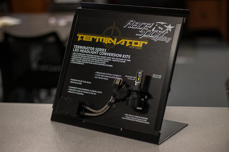 Terminator LED Kit Professional 5-Axis Counter or Slat wall Retail Display - Not Powered