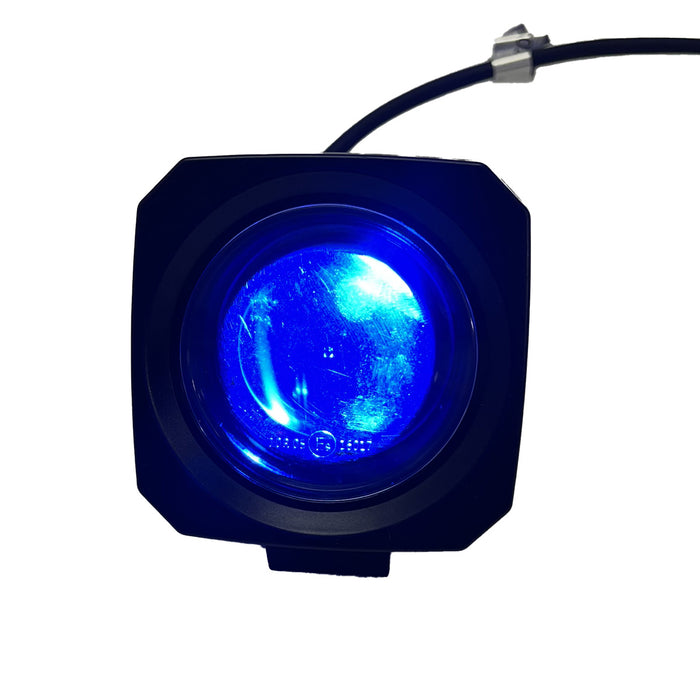 NEW - Forklift 3inch 12-watt 10 degree  Safety spot light 10-60 Volts - Blue Beam Floor Warning Square - This part Superseded RS-FL7008-B