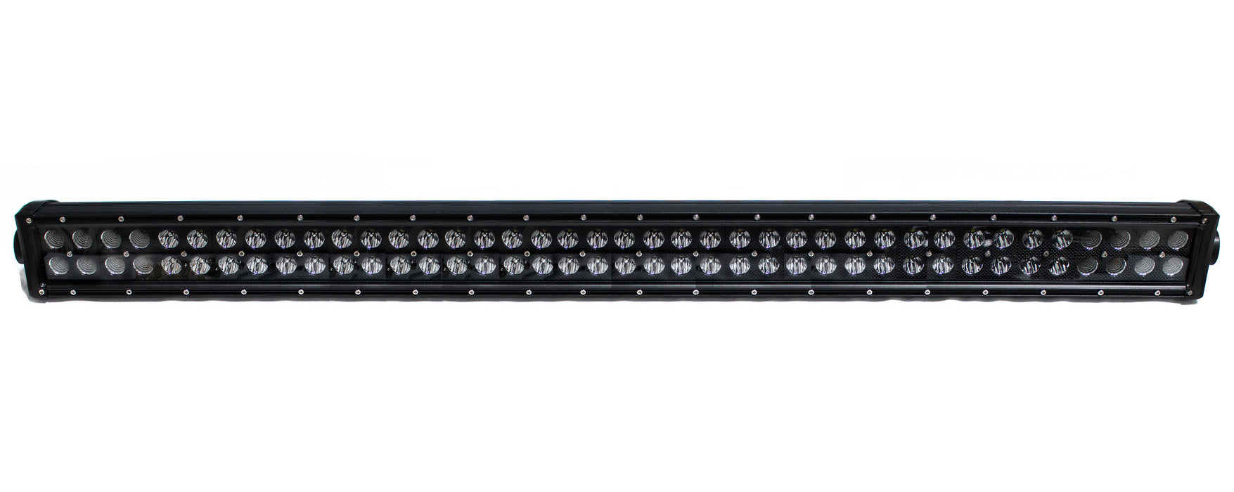 BLACKED OUT® Series 40in Straight, Double Row, Silver Combo-Flood/Beam Straight Hi Performance Light Bar 240w