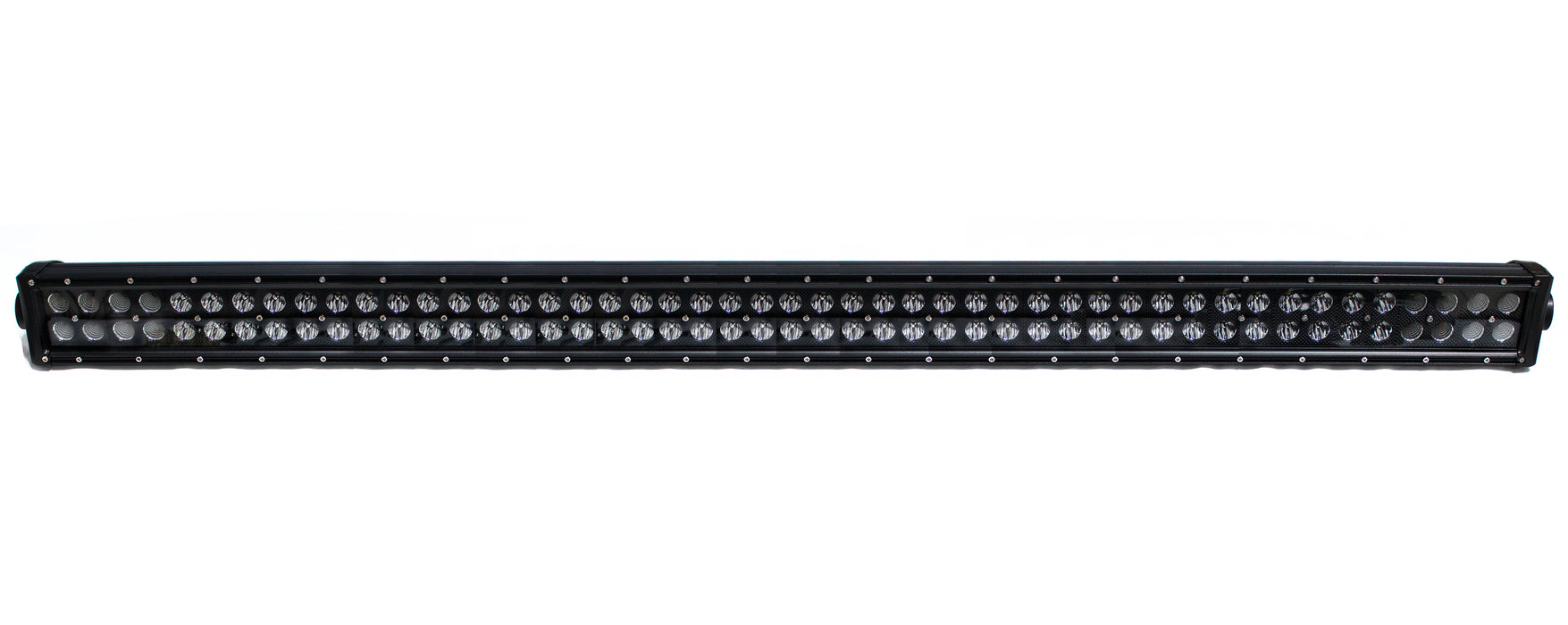 BLACKED OUT® Series 50in Straight, Double Row, Silver Combo-Flood/Beam Straight Hi Performance Light Bar 288w