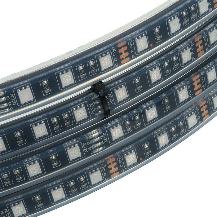 ColorSMART Bluetooth Controlled 14inch LED Wheel Light Double Side Strips for 2x output with Turn and Brake