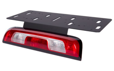 19 x 8 inch Heavy Duty Lo Profile Mini Light Bar beacon Mounting Base Platform - Chevy and GMC 3rd brake Light Race Sport Lighting